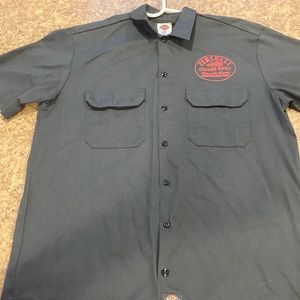 Dickies Fireball Cinnamon Whisky Button-Up T-Shirt